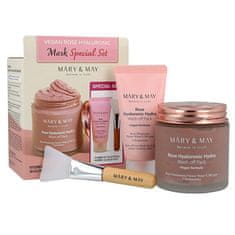 MÁRY & MAY Darčeková sada Vegan Rose Hyaluronic Mask Special Gift Set