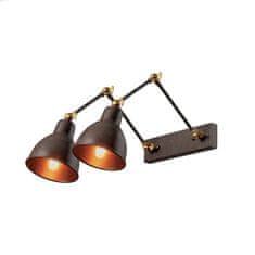 ACA ACA Lighting nástenné svietidlo 2XE27 kov design hrdze 39X30X36CM THALASSA EG168872WR