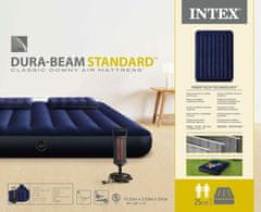 Intex  Nafukovacia posteľ QUEEN DURA-BEAM CLASSIC 152 x 203 x 25 cm s ruční pumpou