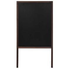 Vidaxl Obojstranná voľne stojaca tabuľa z cédrového dreva 60x80 cm