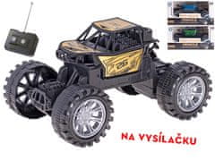 R/C auto buggy 16,5 cm jednoduchá funkcia na batérie (zelená, modrá, zlatá)