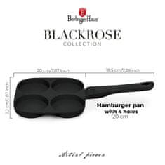 Panvica na lievance a hamburgery Matte Black Collection BH-7797