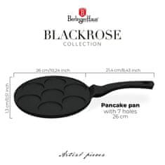 Lievanečník s titánovým povrchom 7 ks Black Rose Collection BH-7793