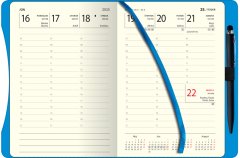 Spektrum Grafik Týždenný diár A5 stĺpcový - SMART BLUE 2025