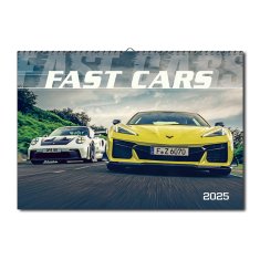 Spektrum Grafik Nástenný kalendár Fast cars 2025