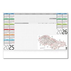 Spektrum Grafik Podložka farebná s mapou 2025