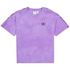 Champion Tričko fialová XS Wmns Organic Cotton Blend Tie Dye