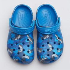 Crocs Dreváky modrá 25 EU Classic Shark Clog PS