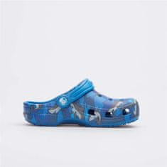 Crocs Dreváky modrá 25 EU Classic Shark Clog PS