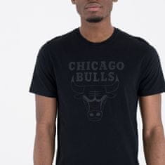 New Era Tričko čierna M Chicago Bulls Team