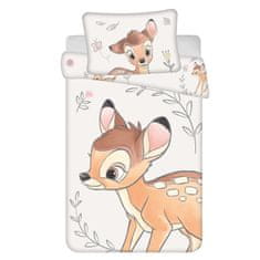 Jerry Fabrics Obliečky do postieľky Bambi Beige baby 100x135, 40x60 cm