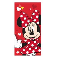 Jerry Fabrics Osuška Minnie Red heart 70x140 cm