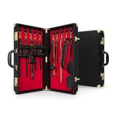 Easytoys Bedroom Fantasies Bondage Suitcase PU Leather (11 kusov), sada pre pokročilých bdsm