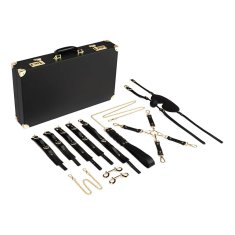 Easytoys Bedroom Fantasies Bondage Suitcase PU Leather (13 kusov), sada pre pokročilých bdsm