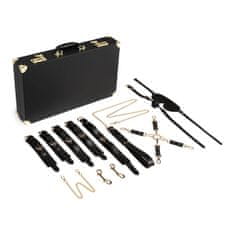 Easytoys Bedroom Fantasies Bondage Suitcase Cow Leather (13 kusov), sada pre pokročilých bdsm