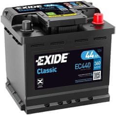 Exide Classic 44Ah Autobatéria 12V , 360A , EC440