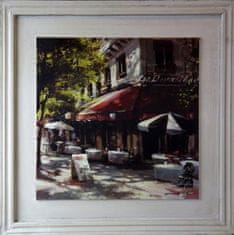 shumee Obraz zo série Streets of Paris s efektom starnutia, 44x44 cm