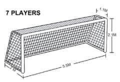 SEDCO Sieť futbal SEDCO FTN02 - 5,5x2,1x2 m - SET NA DVĚ BRANKY