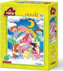 Art puzzle Puzzle Vankúšová bitka 50 dielikov