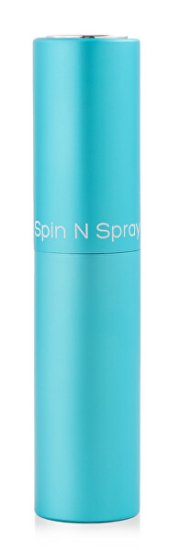 Spin N Spray - plnitelný flakon s nálevkou 10 ml (tyrkysový)