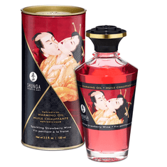 Shunga Afrodiziakálny olej Champagne & Strawberry 100ml