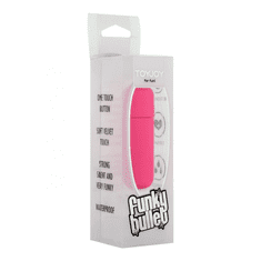 Toyjoy Minivibrátorek Funky Bullet - Svietivá ružová