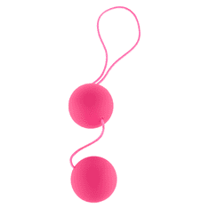 Toyjoy Venušine guličky Funky Love Balls Pink - Svietivá ružová