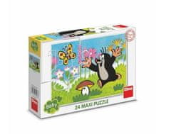 Puzzle Krtek a houba 24 dílků maxi