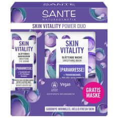 SANTE Naturkosmetik Set starostlivosti o pleť SKIN VITALITY očné sérum a maska