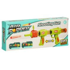 MG Air Popper Nerf 2in1 guľová pištol s nábojmi, modrá