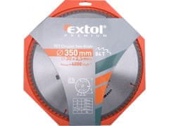 Extol Premium Kotúč pílový s SK plátky, O 350x3,3x30mm, 84T