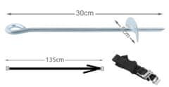 Gardlov 2236 Kotviaca sada k trampolíne 4 ks oceľ 11482