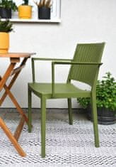 Rojaplast Kreslo BARS ARMCHAIR - olivová