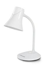 Esperanza Stolová lampa E27 POLARIS, biela ELD111W