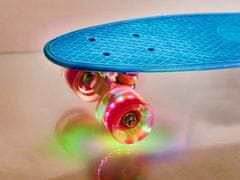 KIK KX5375_2 Pennyboard s LED kolieskami modrý