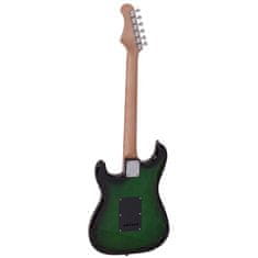 Dimavery ST-203, elektrická gitara, greenburst