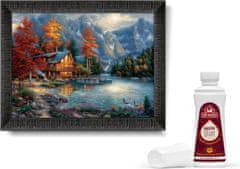 Art puzzle Puzzle s rámom a lepidlom 3v1 Tieň nad riekou 1000 dielikov