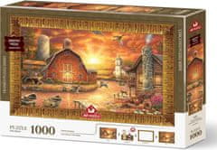 Art puzzle Puzzle s rámom a lepidlom 3v1 Za slnkom 1000 dielikov