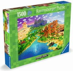 Ravensburger Puzzle Minecraft: Svet Minecraftu 1500 dielikov