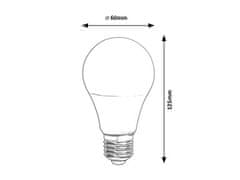 Rabalux LED žiarovka 1978 SMART RGB Stmievateľná A60 E27/10W/230V Wi-Fi 3000-6500K