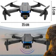 AFF  4347 Dron E99, 4K, ZOOM 50 x, 3,7 V 1800mAh, 500 m