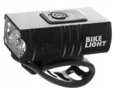 Trizand  23677 Sada LED osvetlenie na bicykel, 4T6, USB, AKU 2 ks