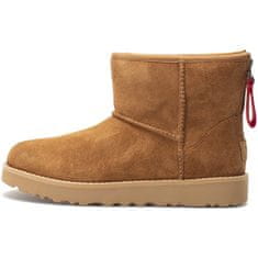 Ugg Australia Členkové topánky hnedá 36 EU W Classic Mini Logo Zip