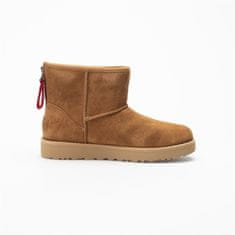 Ugg Australia Členkové topánky hnedá 36 EU W Classic Mini Logo Zip