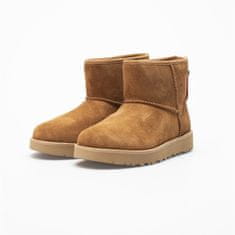 Ugg Australia Členkové topánky hnedá 36 EU W Classic Mini Logo Zip