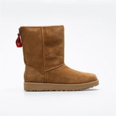 Ugg Australia Čižmy hnedá 36 EU W Classic Short Logo Zip