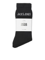 Jack&Jones 5 PACK - pánske ponožky JACREGEN 12266536 Black