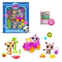 TM Toys Littlest Pet Shop 3 figúrky Safari