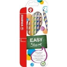 Stabilo Pastelky EASYcolors, pre pravákov, 6 farieb