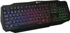 C-Tech Herná klávesnica Arcus (GKB-15), casual gaming, CZ/SK, dúhové podsvietenie, USB